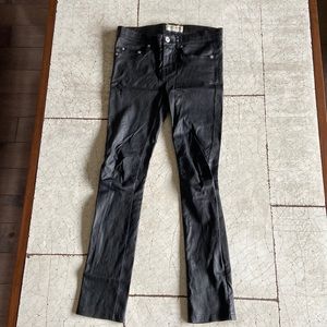 Saint Laurent size 24 leather skinny jean